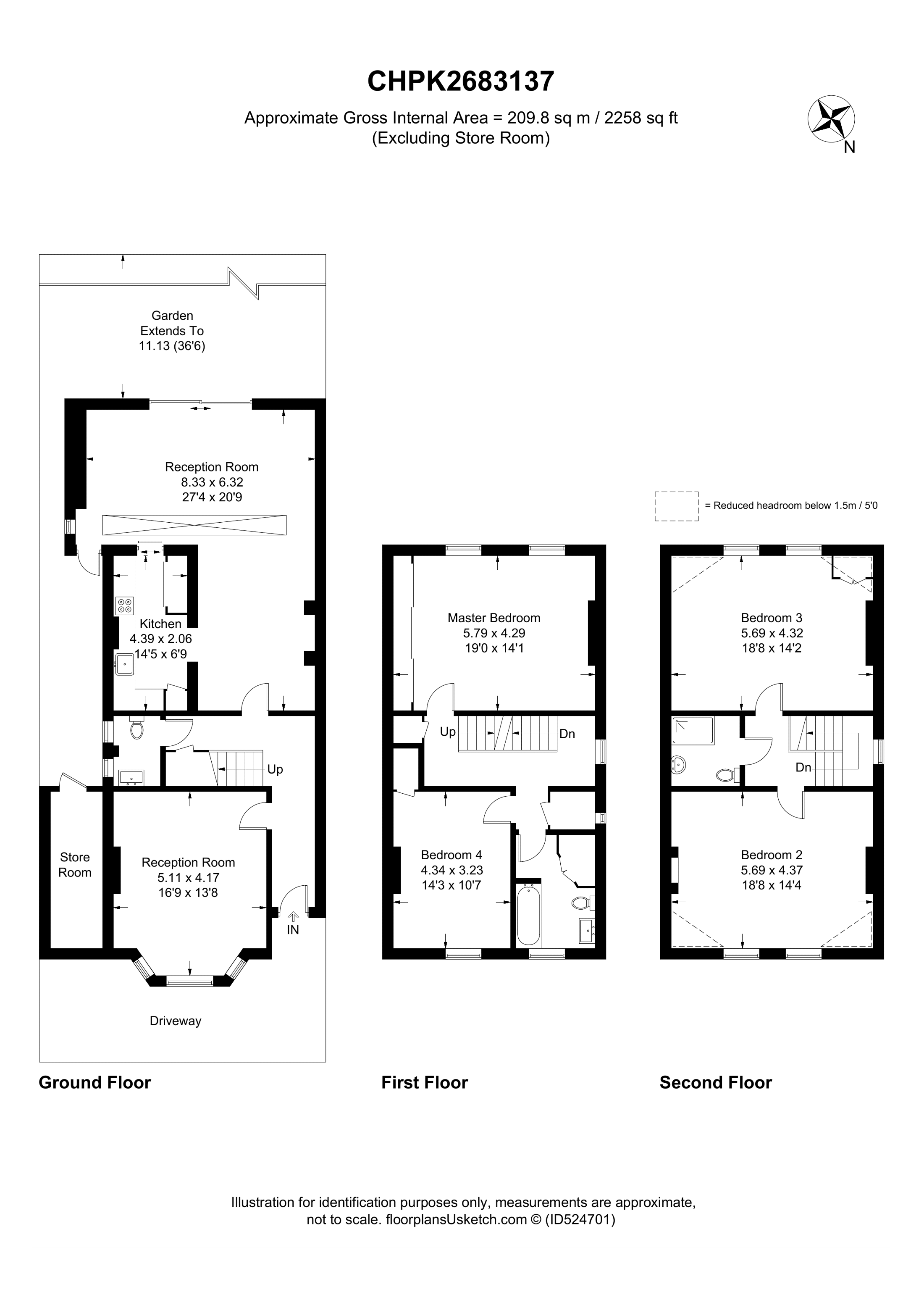 4 Bedrooms  to rent in Beversbrook Road N19, Tufnell Park,