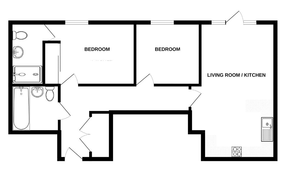 Flat 1, Birch House,, Exchange Close, Hampshire floorplan