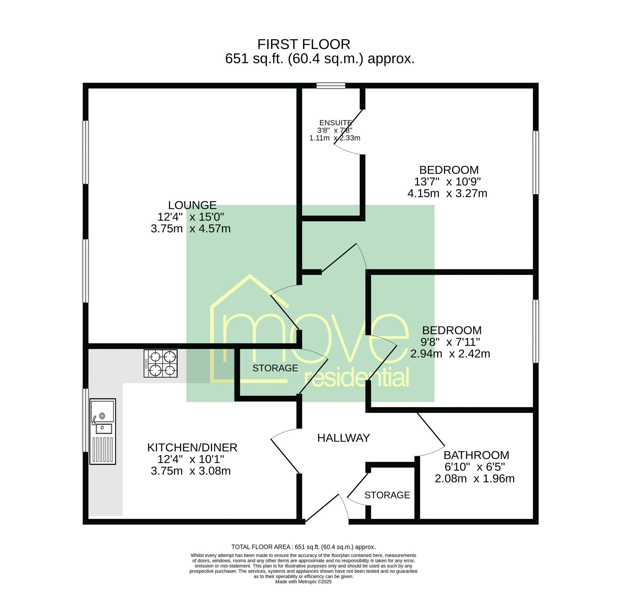 Flat 8, Rosebrae Court, Wirral floorplan