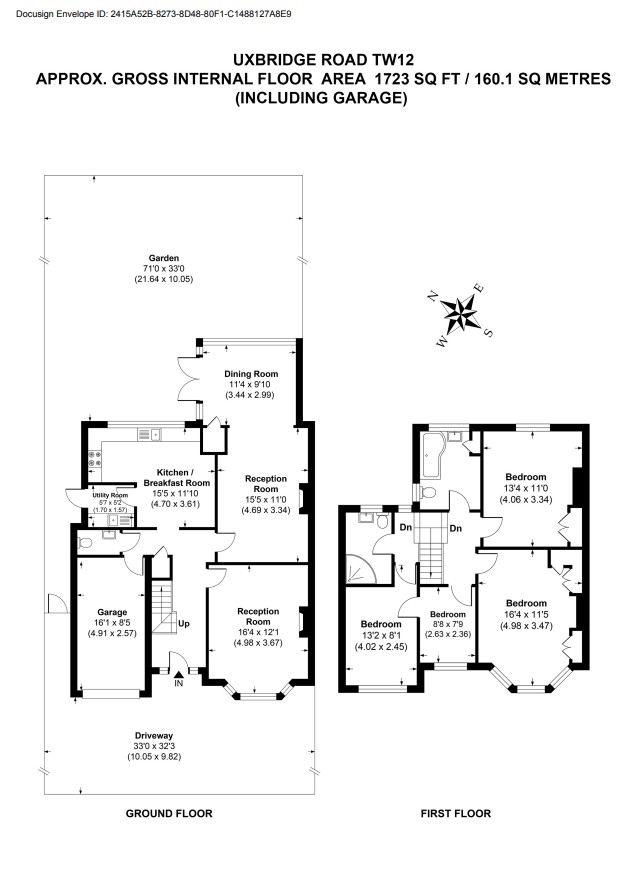 160, Uxbridge Road, Hampton floorplan