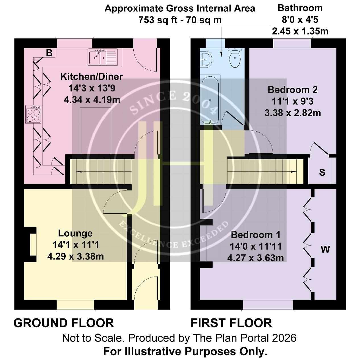 272, Bolton Road, Bury floorplan
