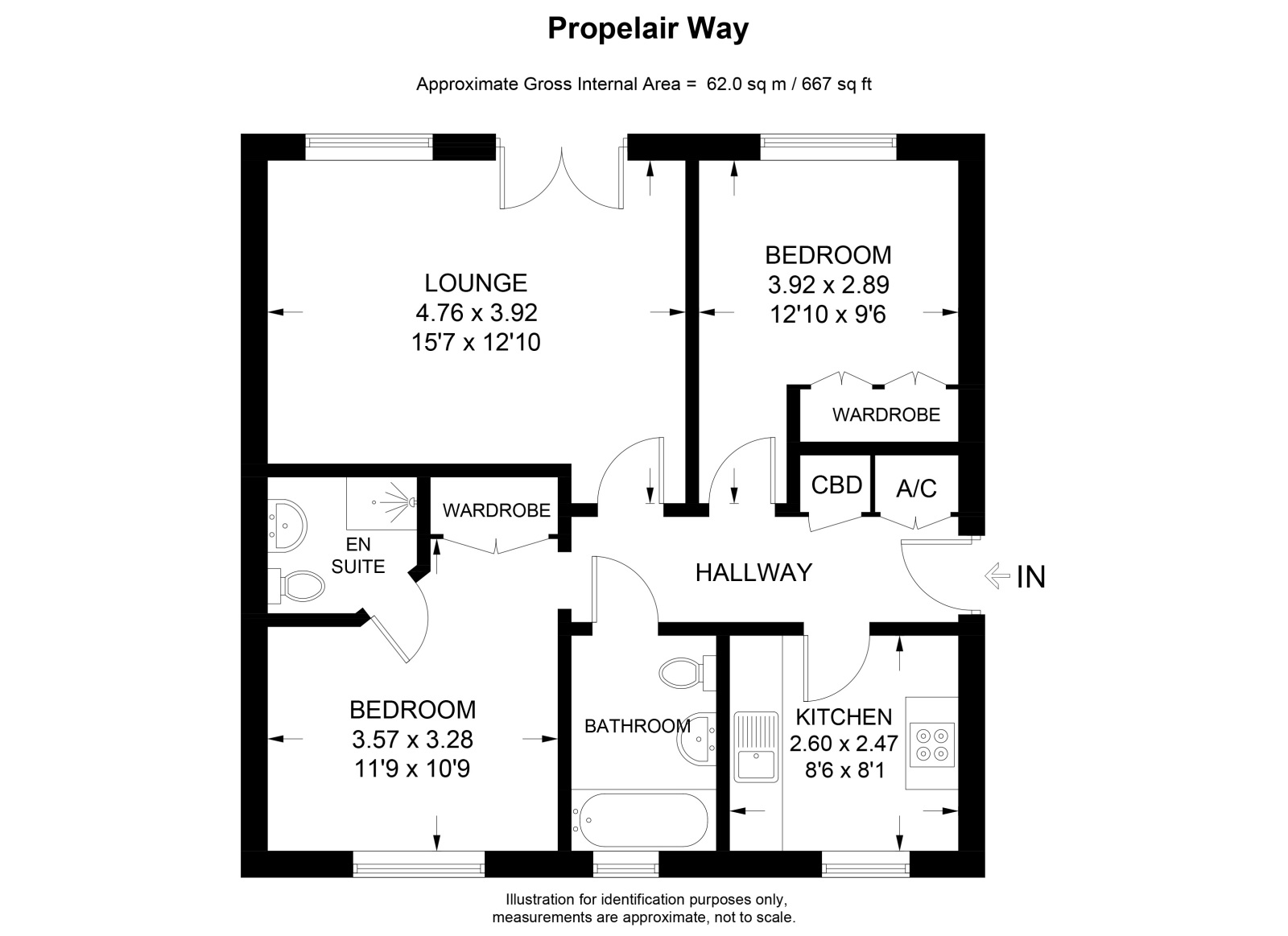 81, Propelair Way, Essex floorplan