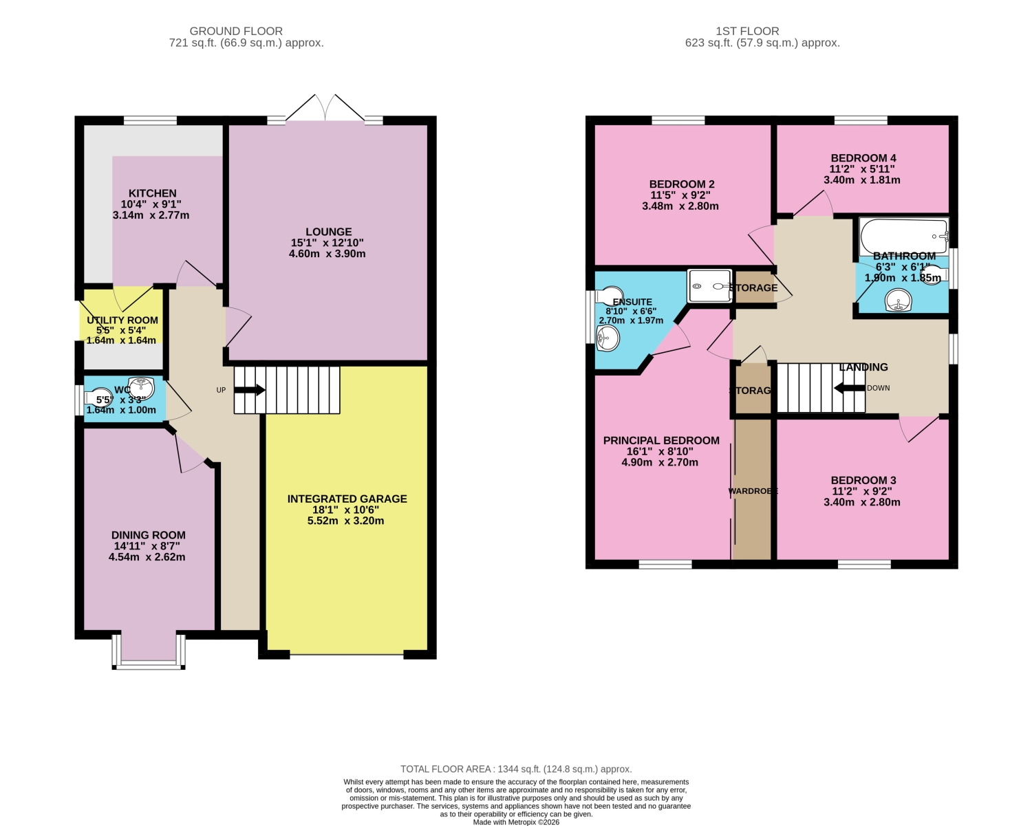 64, SHERWOOD DRIVE, SELBY floorplan