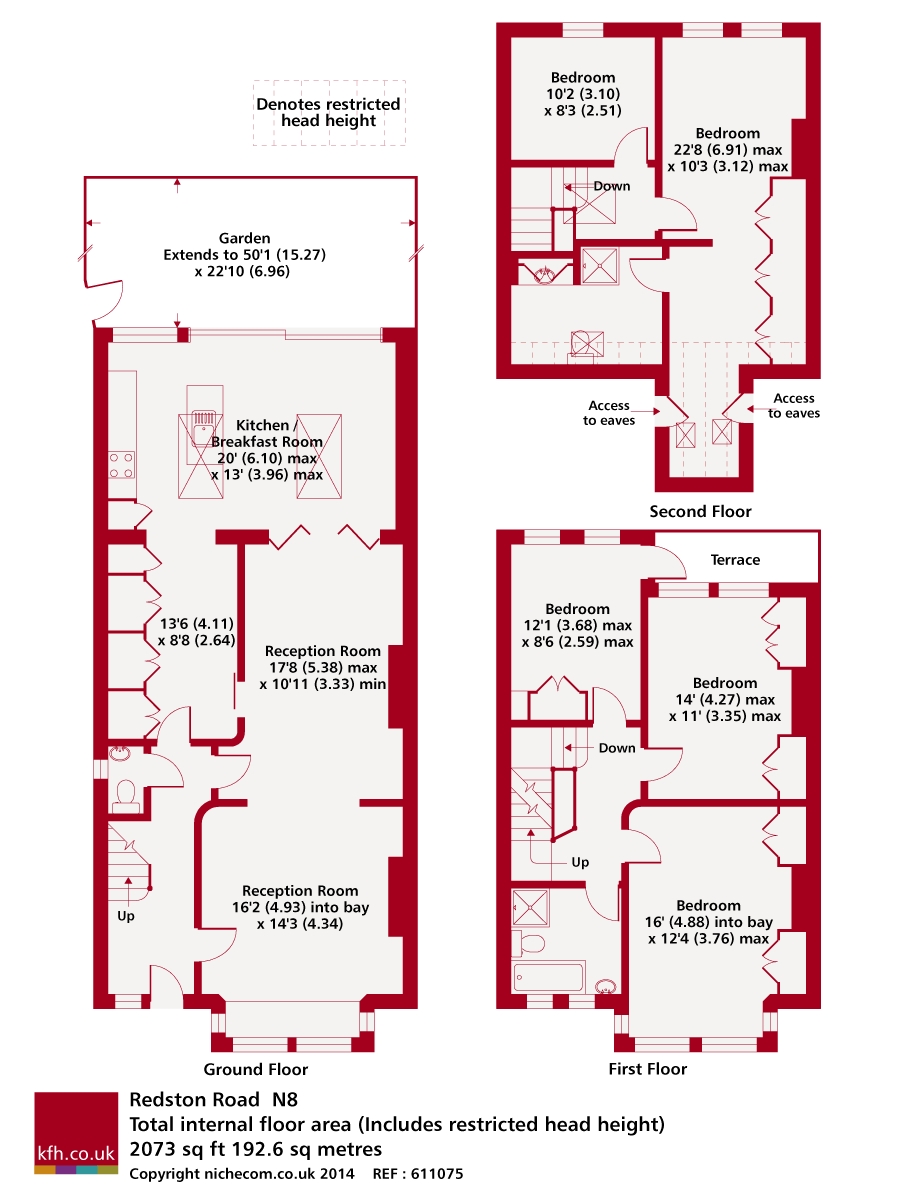 87, Redston Road, London floorplan