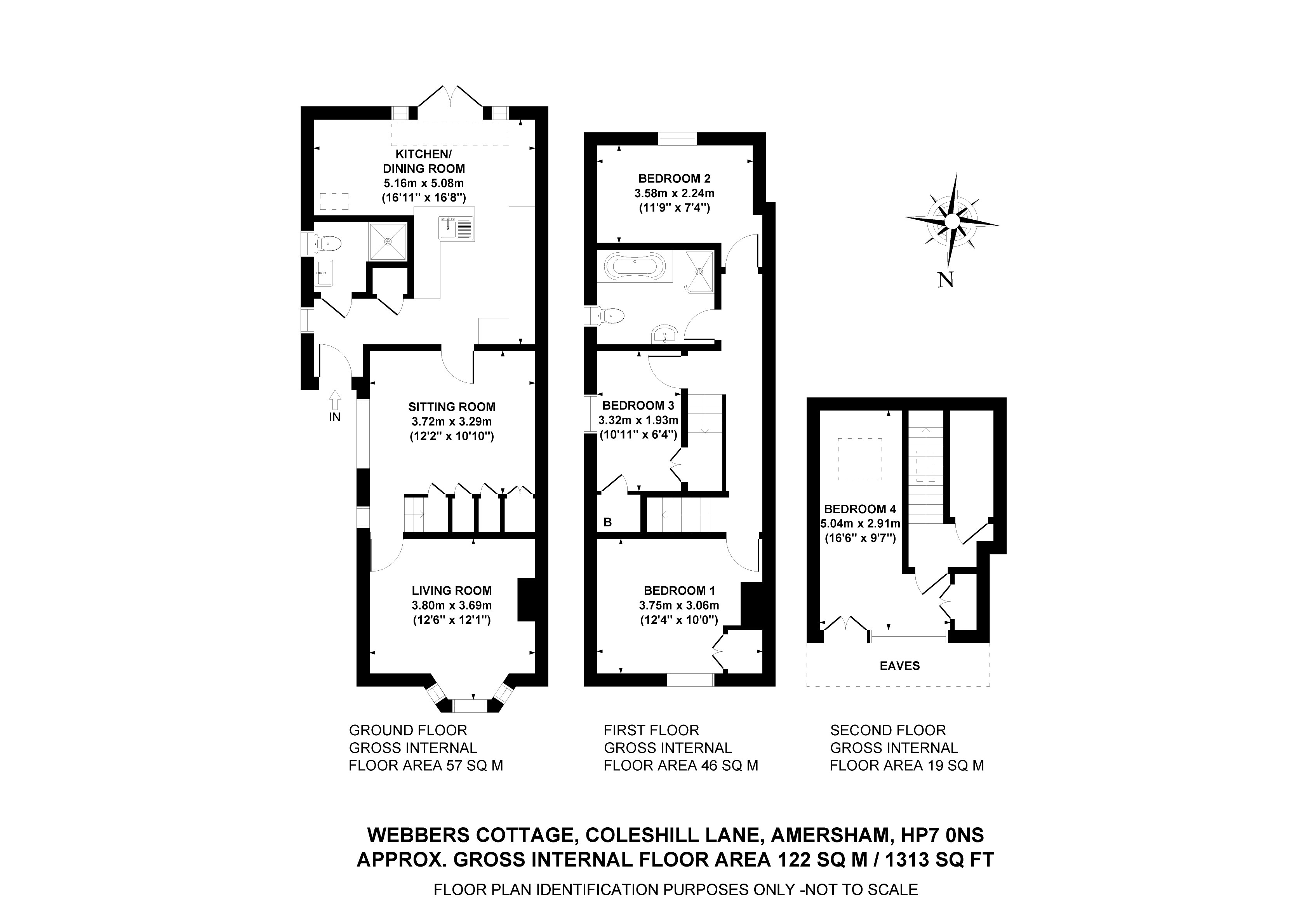 Coleshill Lane, Winchmore Hill, Amersham HP7, 4 bedroom semidetached