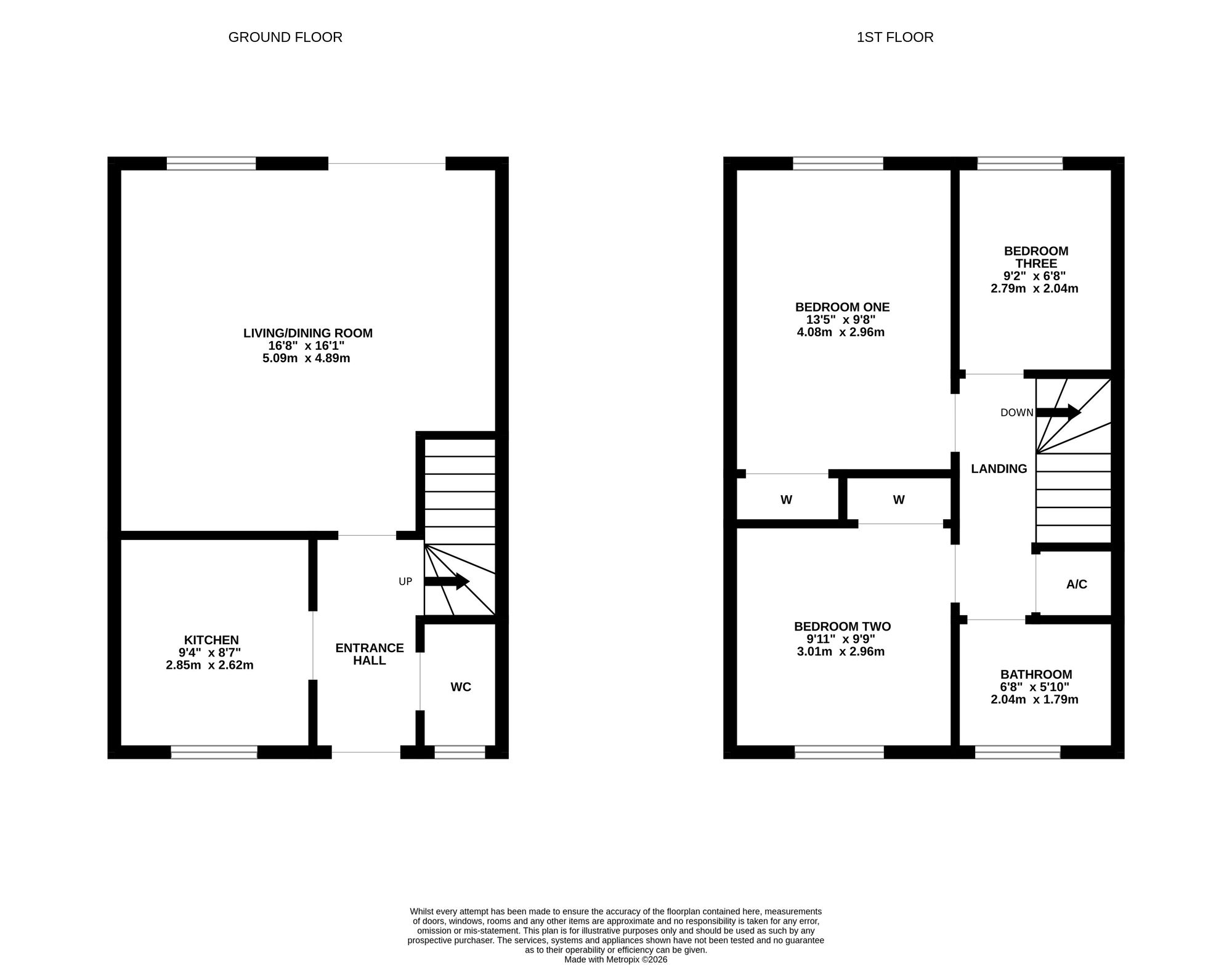 1 Darkwater Close, Southampton floorplan