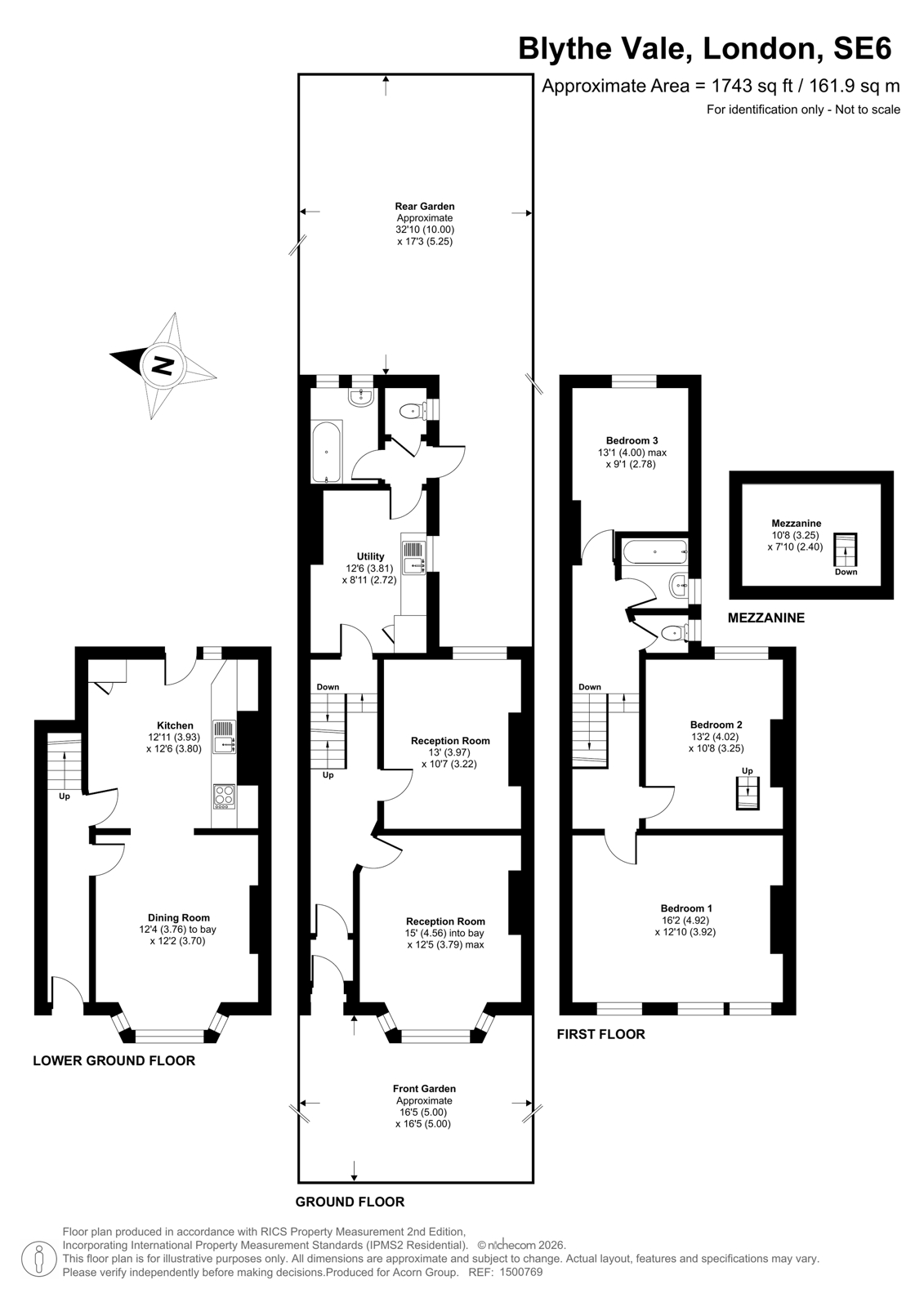 9, Blythe Vale, London floorplan