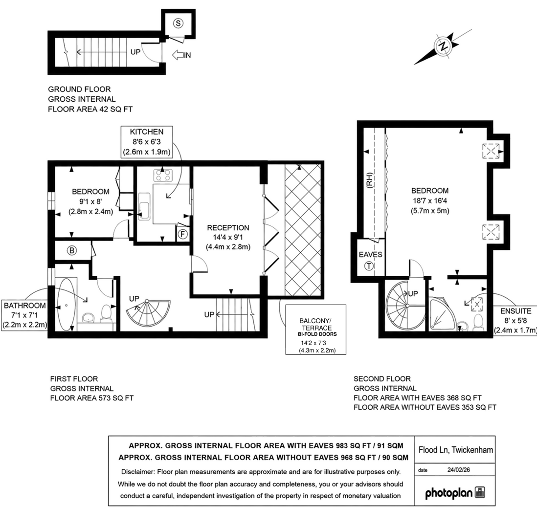 6, Flood Lane, Twickenham floorplan