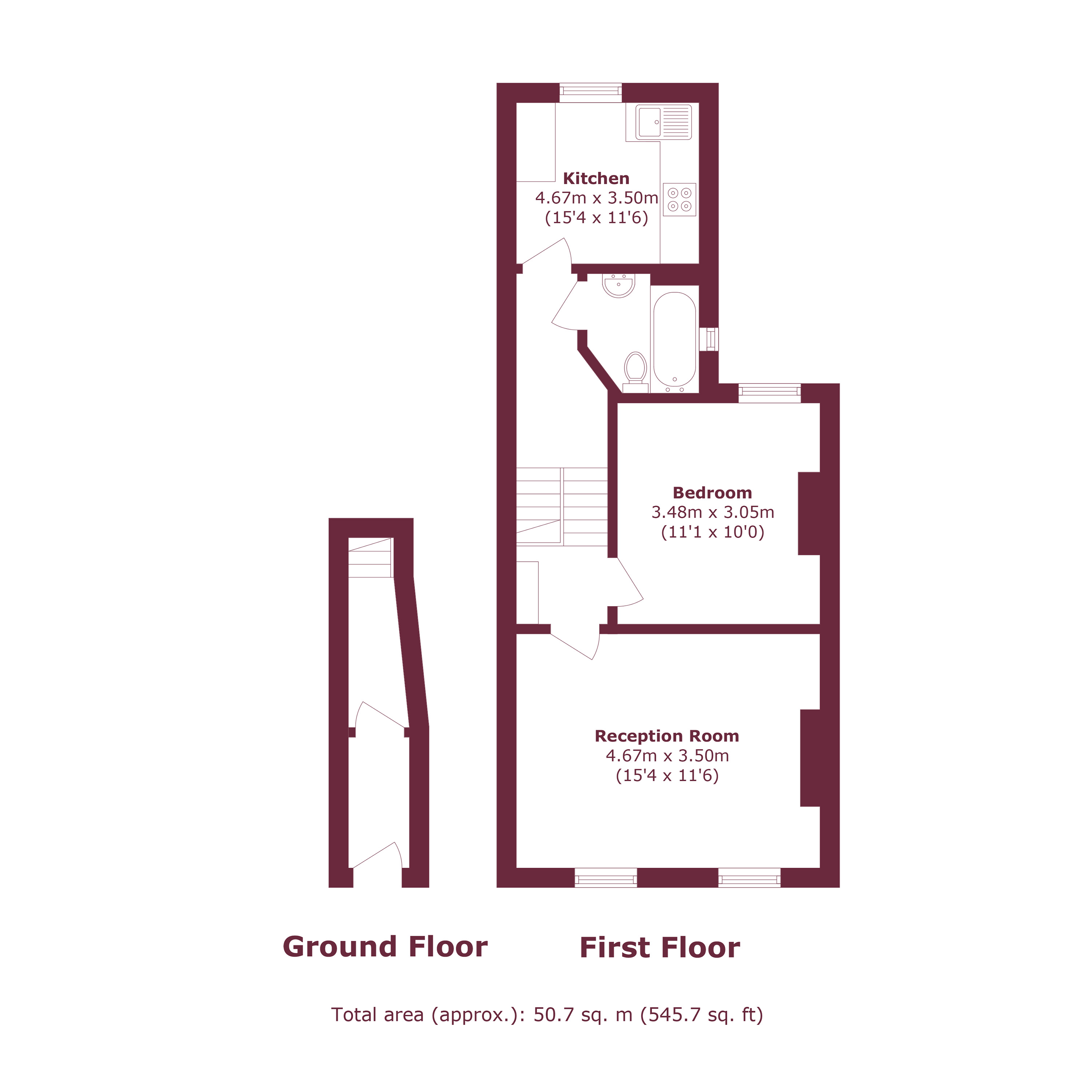16B, Carlton Square, London floorplan