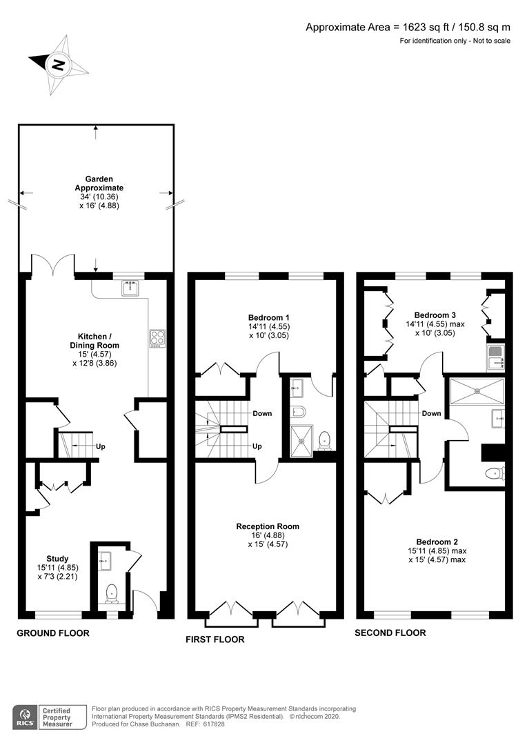 Topiary Square, Stanmore Road, Kew, Richmond TW9, 3 bedroom terraced