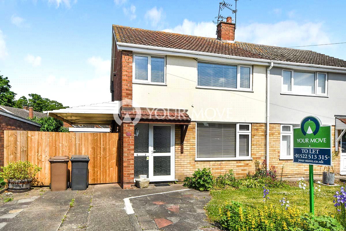 3-bed semi-detached on Chestnut Road, North Hykeham, Lincoln, Lincolnshire LN6, £220,000