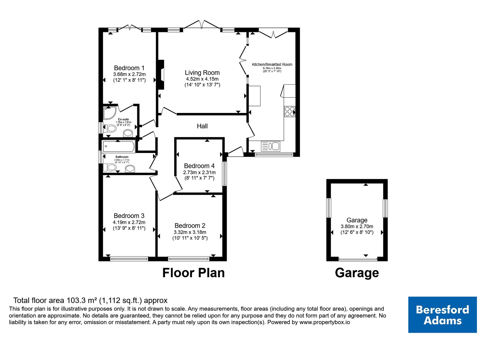24, Cefn Y Gader, Porthmadog floorplan
