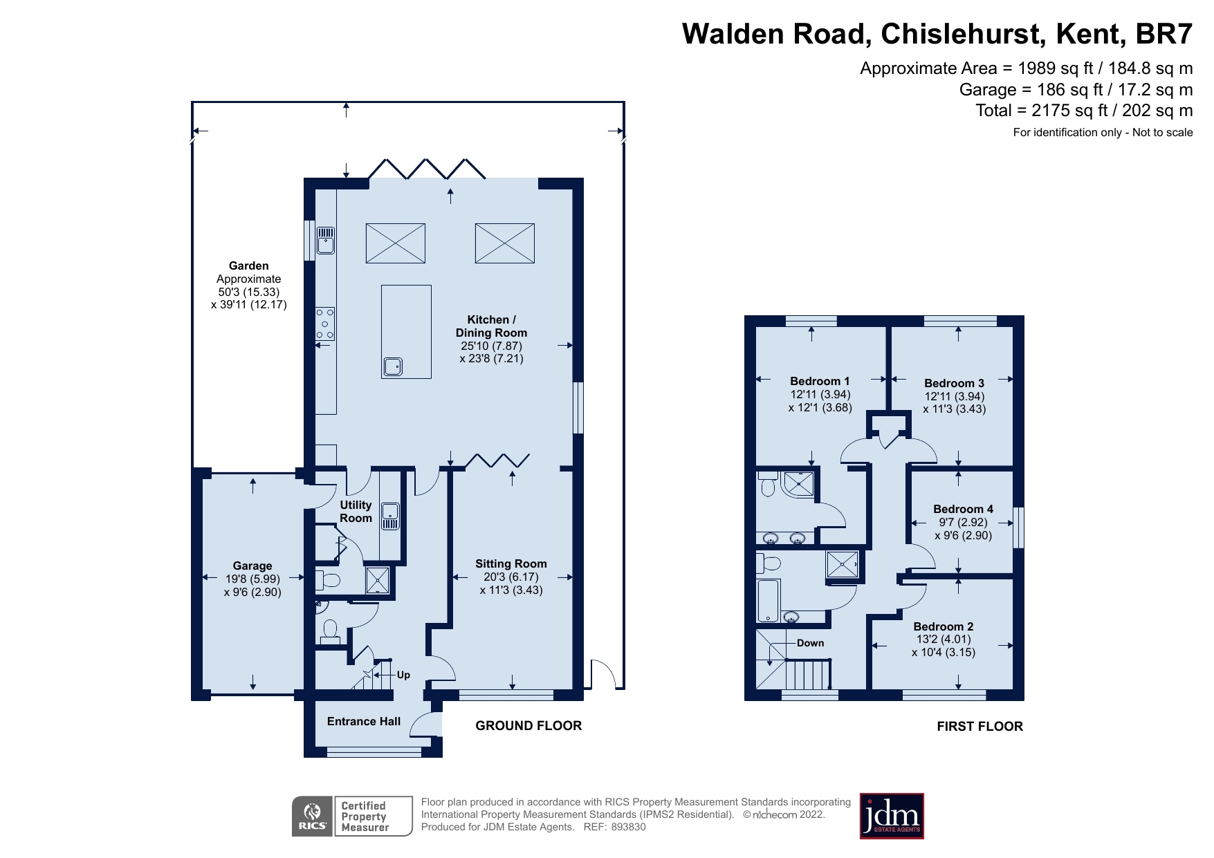 Walden Road, Chislehurst, Kent BR7, 4 bedroom detached house for sale