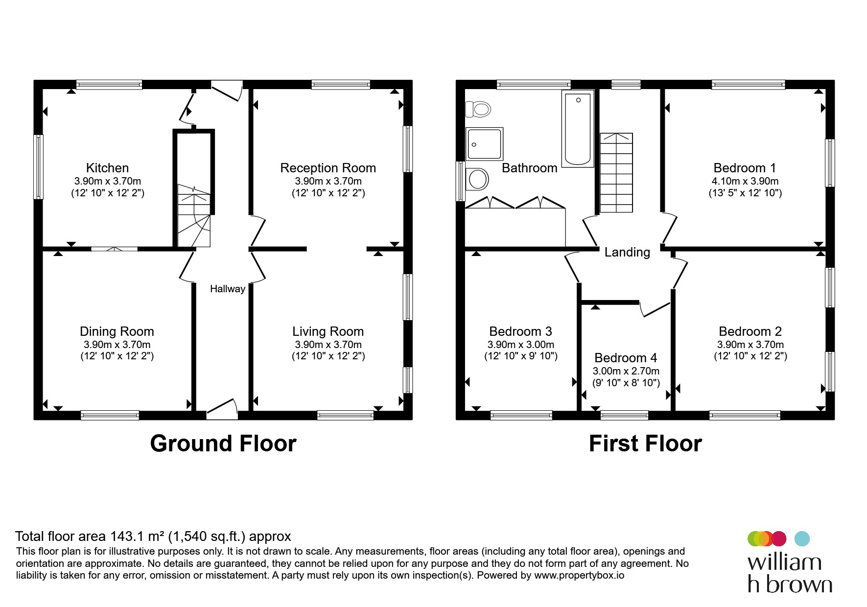 1, Bridge Street, Raunds floorplan