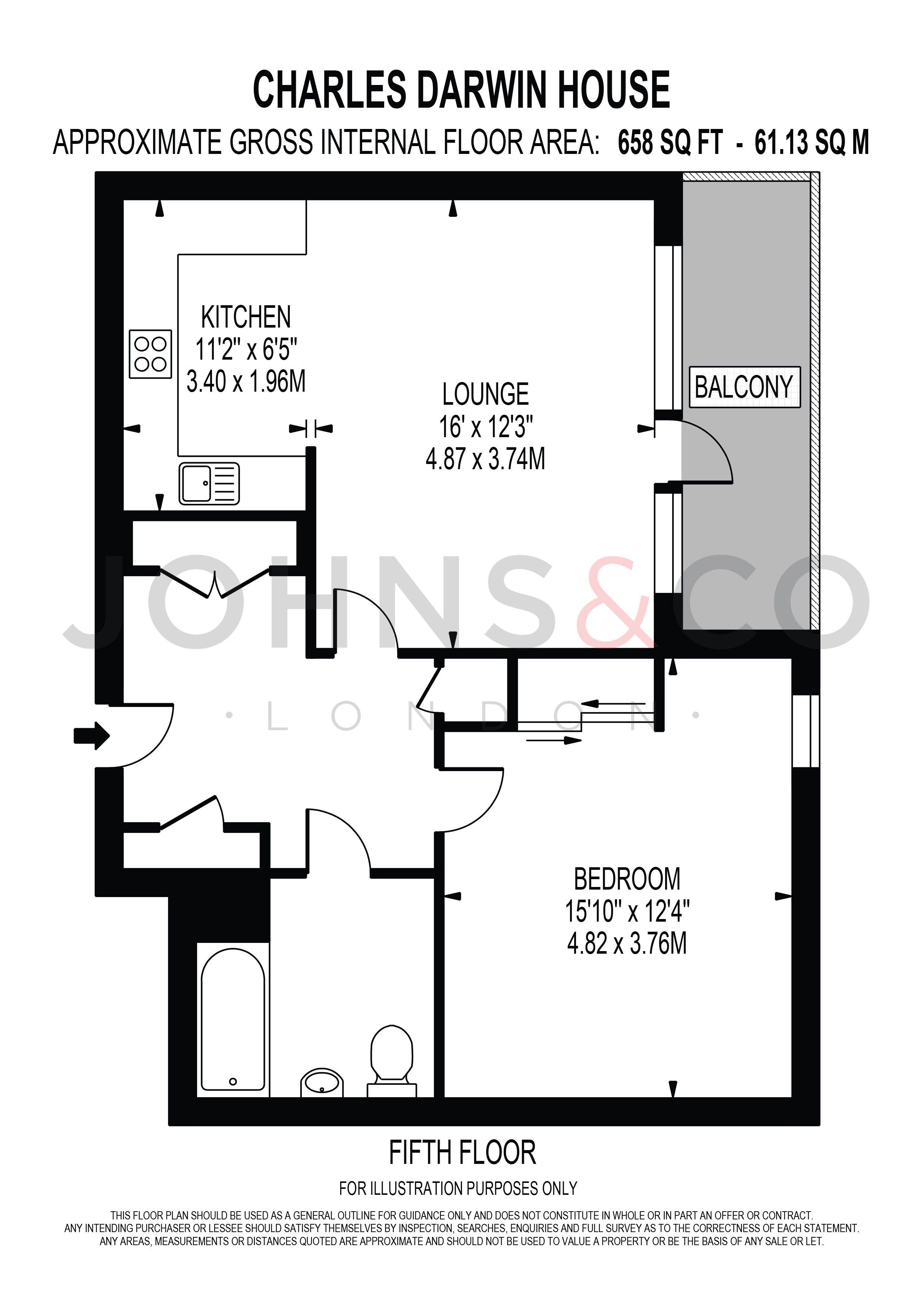 20 Charles Darwin House 17, Minnie Baldock Street, London floorplan