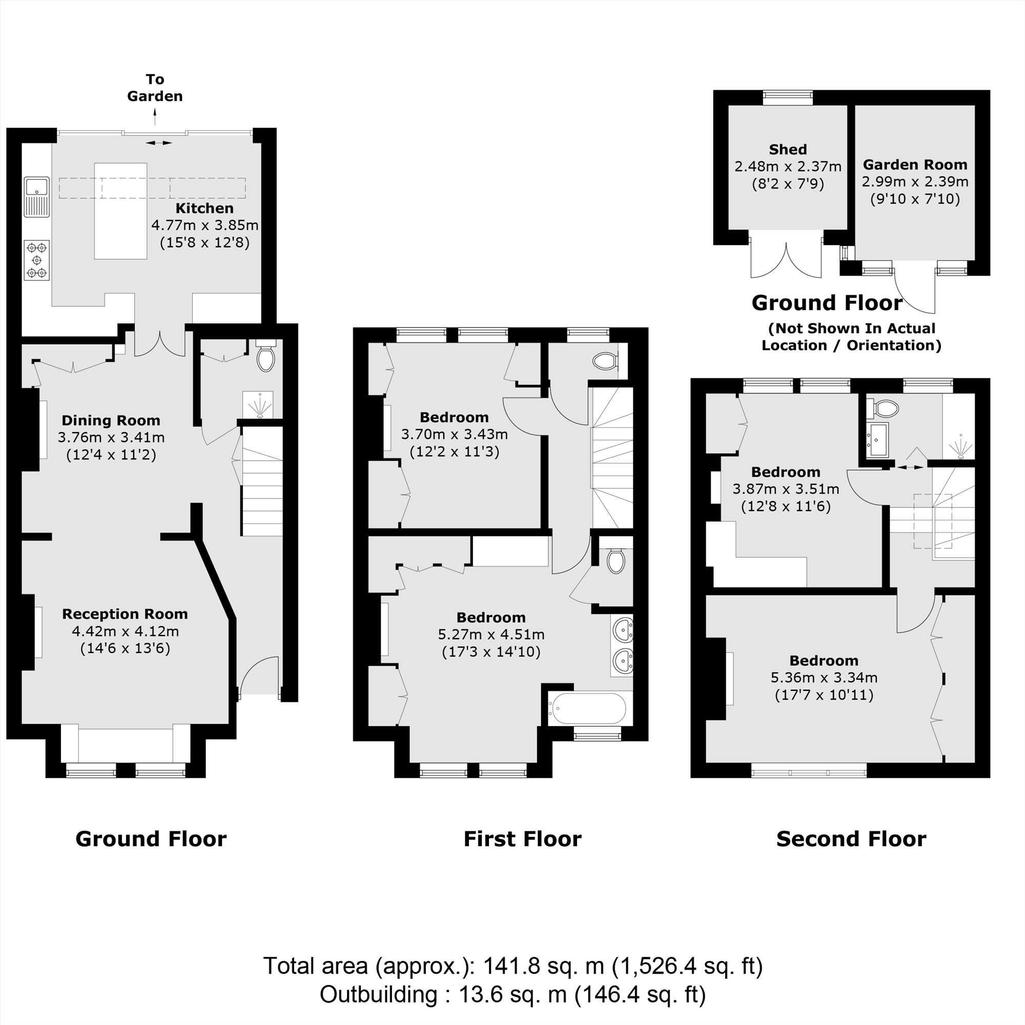 60, Moring Road, London floorplan
