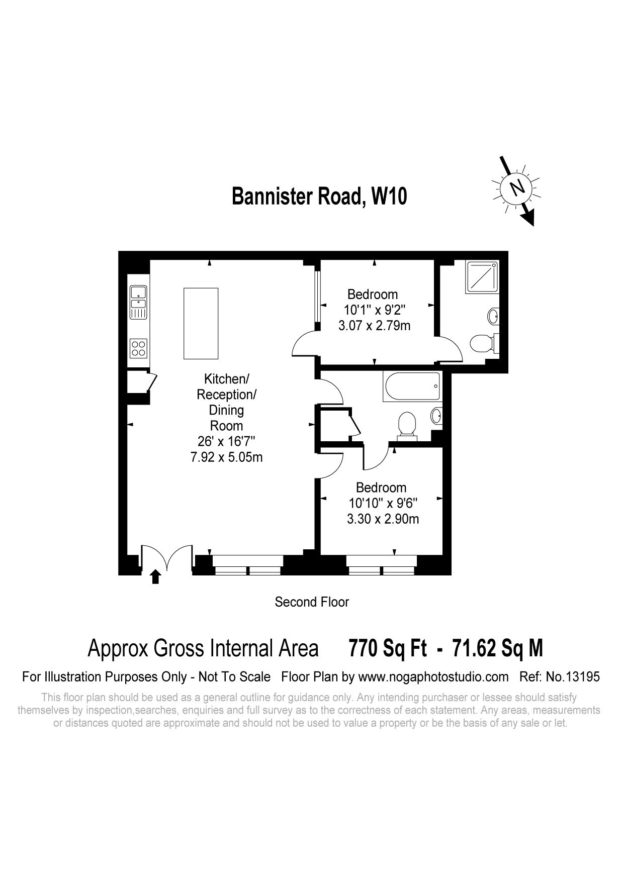 2 Bedrooms Flat to rent in Banister Road, Kensal Rise W10