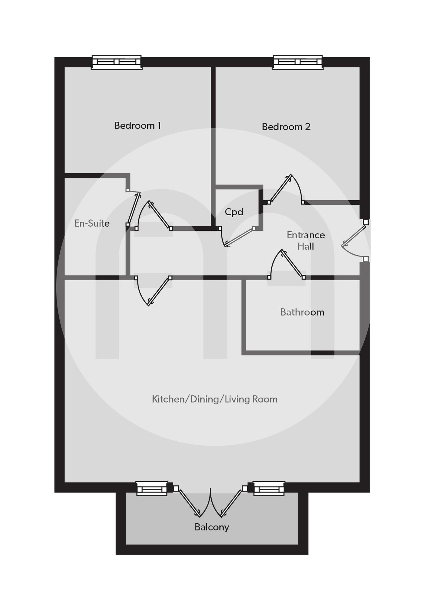 44 Clay Mills Court, Thomas Way, Braintree floorplan
