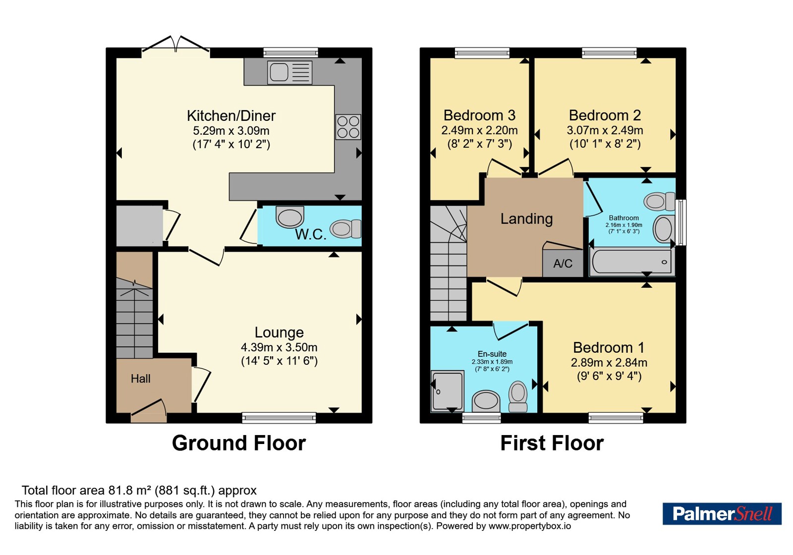 53, Tudor Pole Road, Glastonbury floorplan