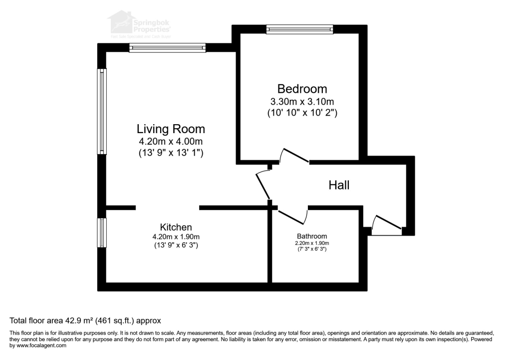 Flat 6, Upton Mount, Macclesfield floorplan