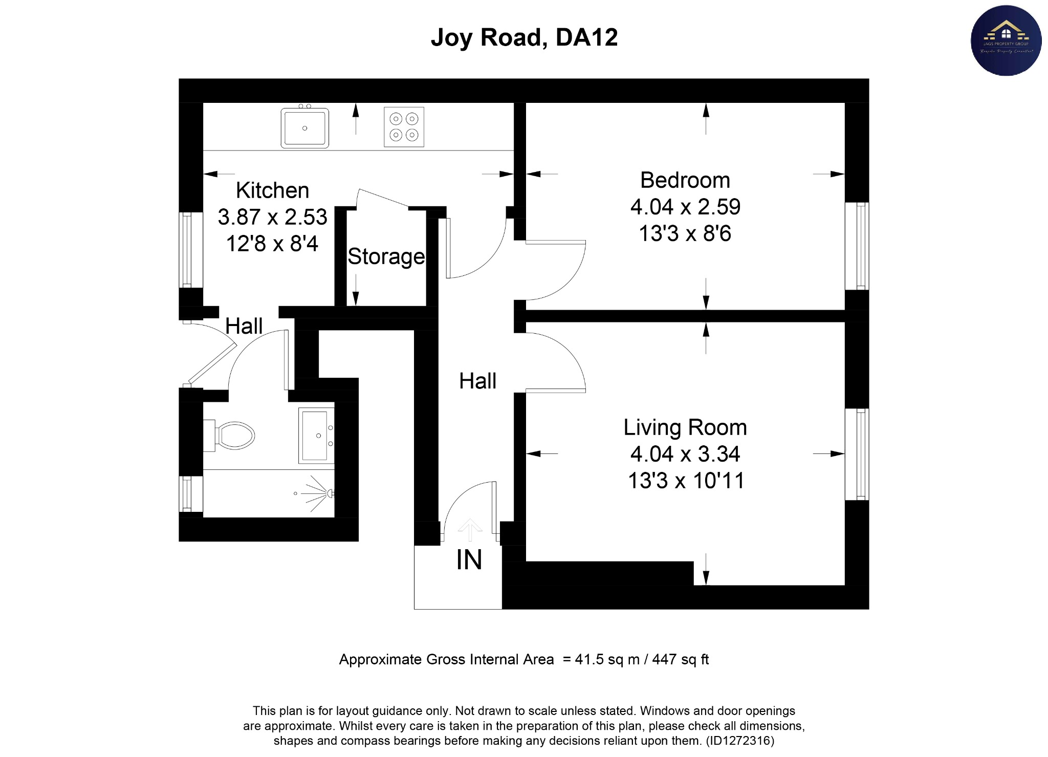 4, Joy Road, Gravesend floorplan