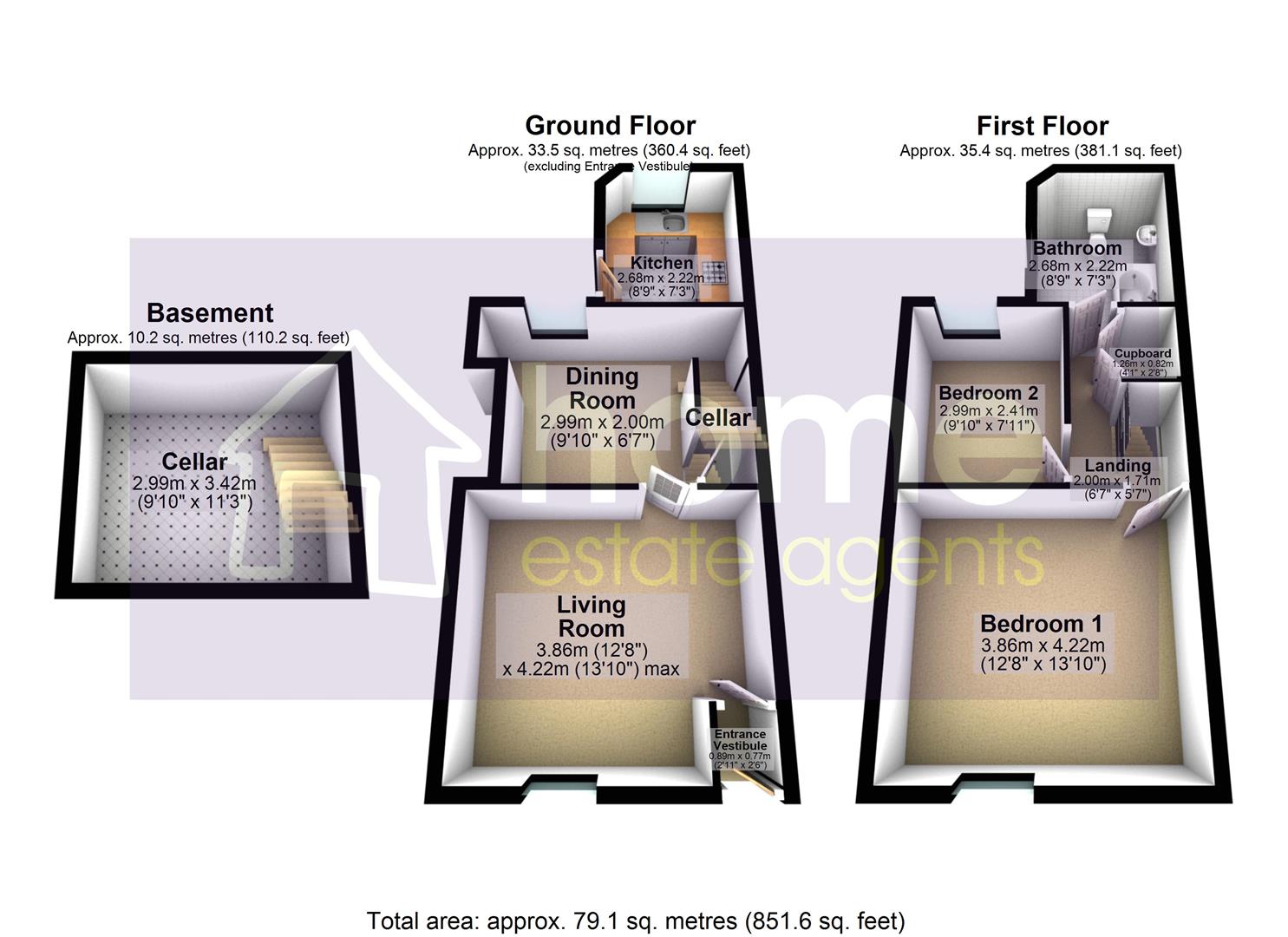 439, Huddersfield Road, Stalybridge floorplan