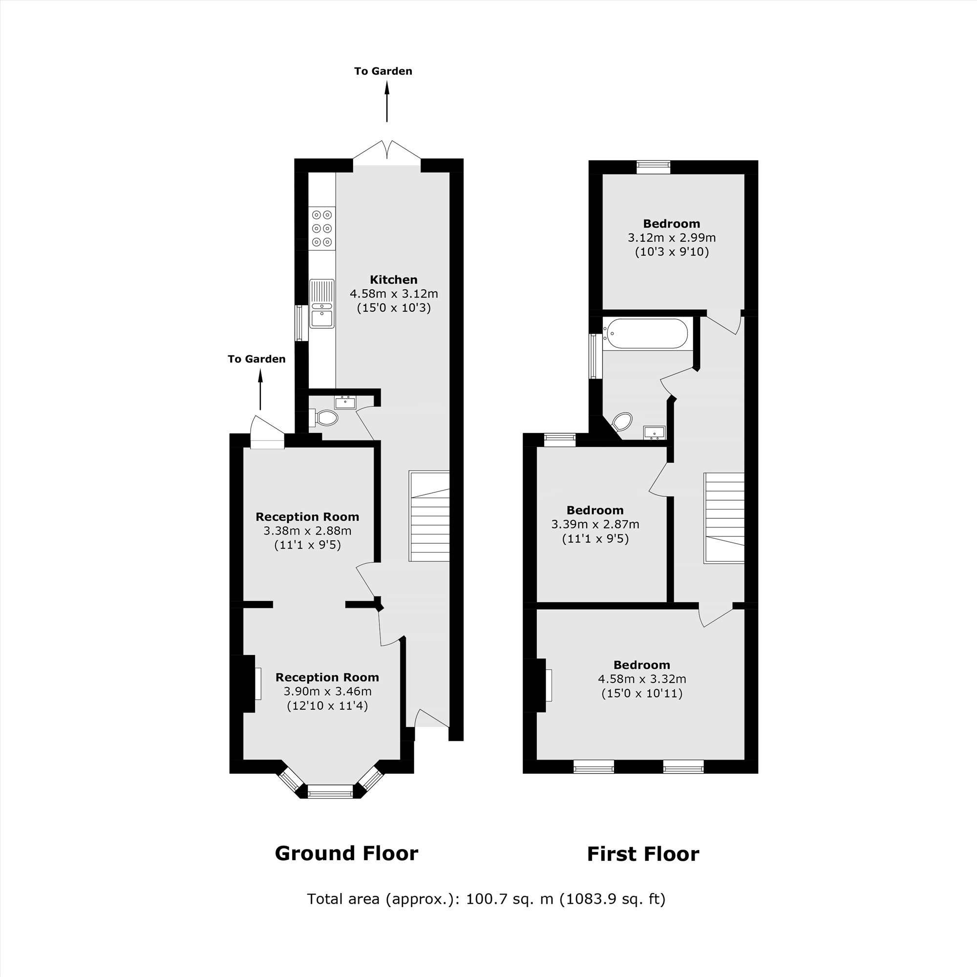 83, Darwin Road, London floorplan
