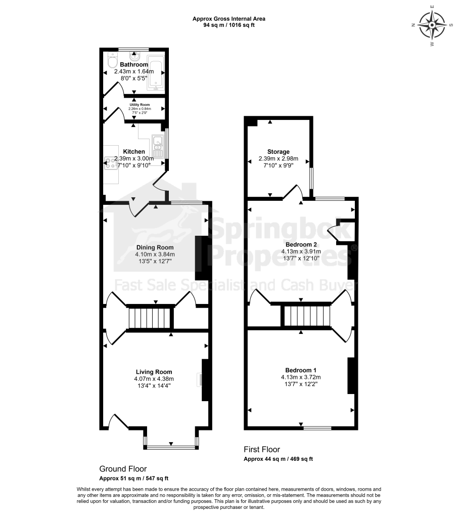 115, Dearne Road, Rotherham floorplan