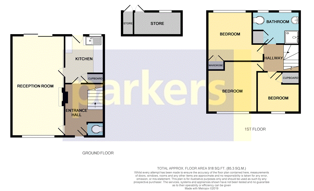 3 Bedrooms Semi-detached house for sale in Tenaplas Drive, Upper Basildon, Reading, Berkshire RG8