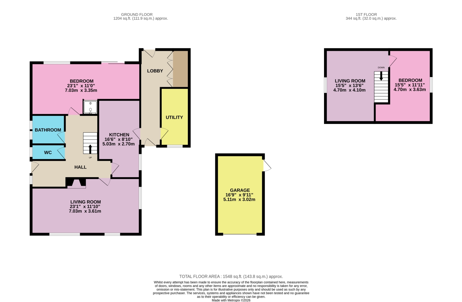 24, Woodlands Road, Sunderland floorplan