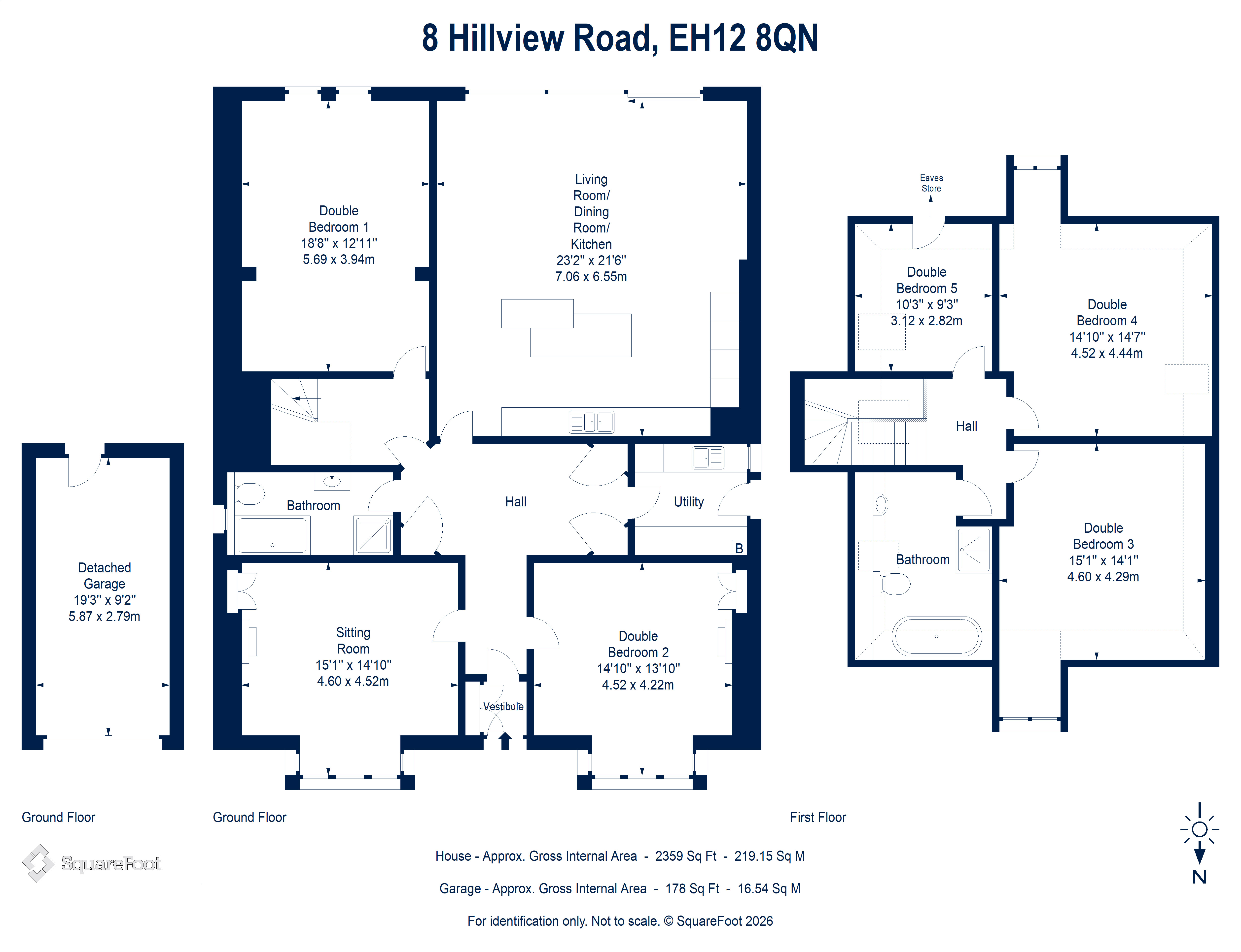 8, Hillview Road, Edinburgh floorplan