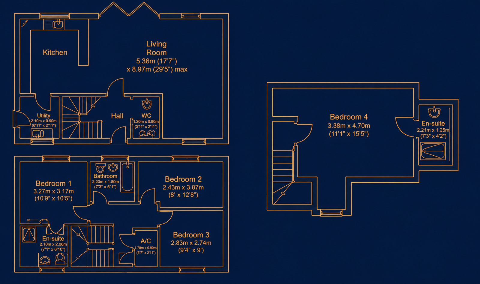 25 Jersey Close ,(Home 4), Hougton Regis floorplan
