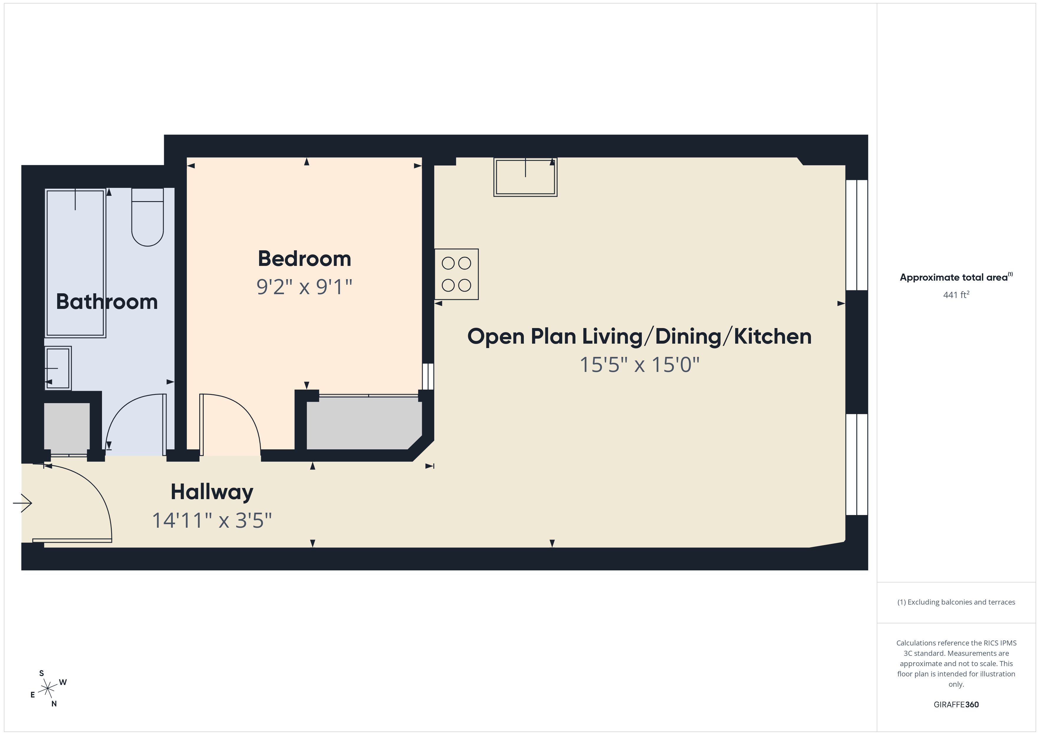 2, Crusader House, Nottingham floorplan