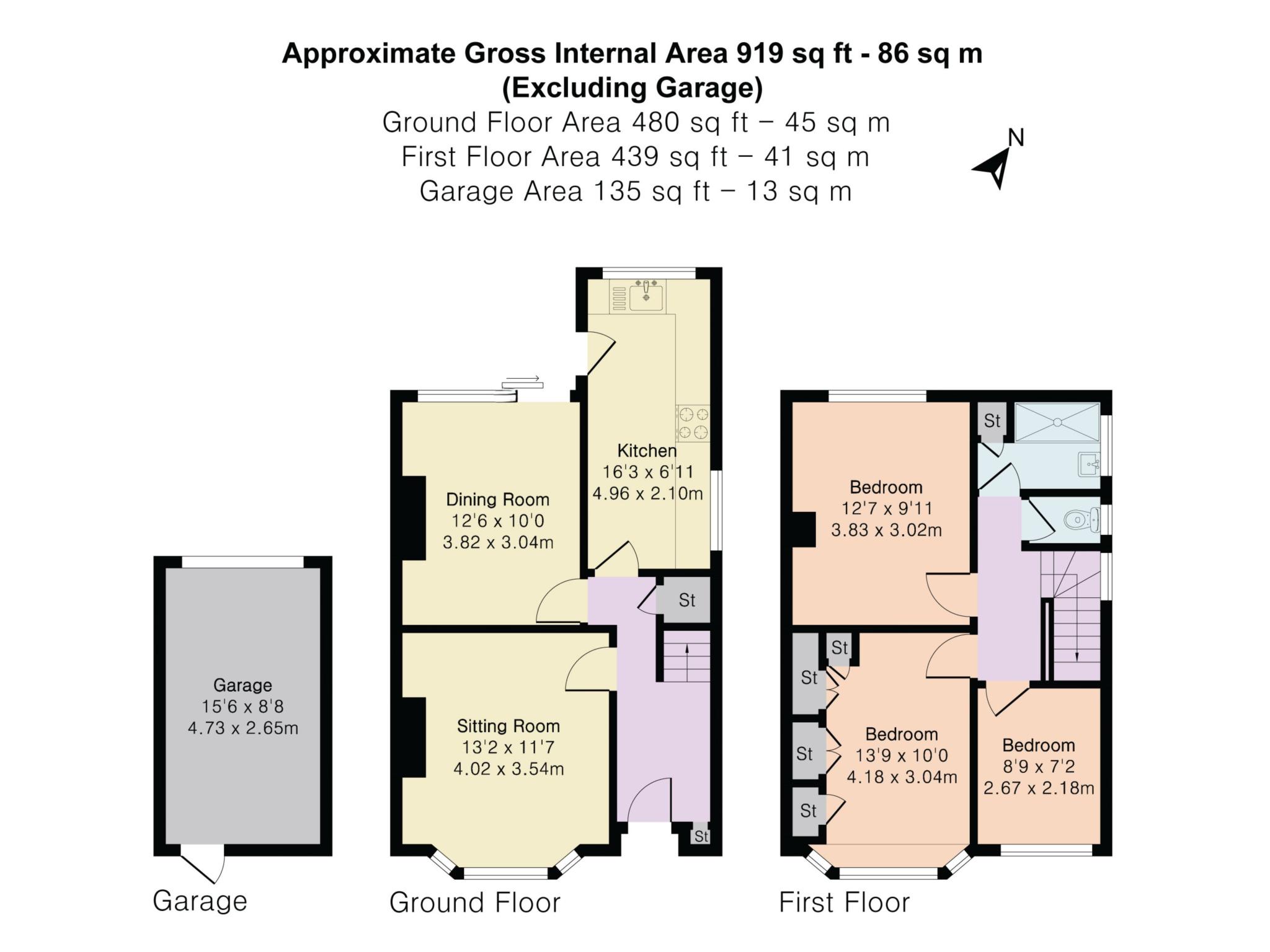37, Marsh Lane, Oxford floorplan