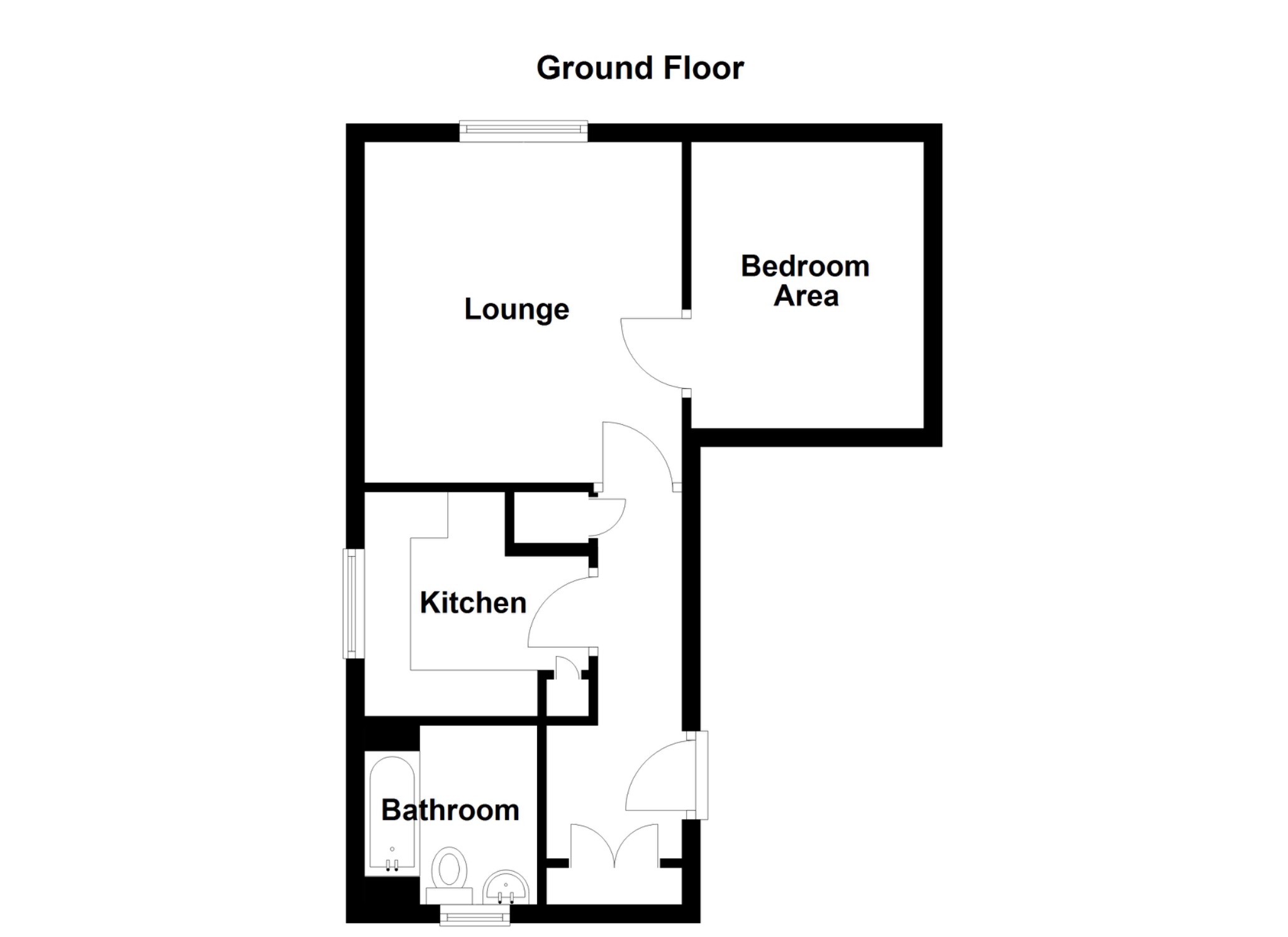 Flat 54  Flat 54, Gordon Place, Gravesend floorplan