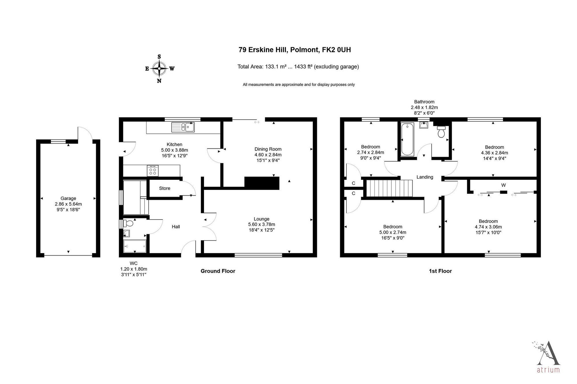 79 Erskine Hill, Falkirk floorplan