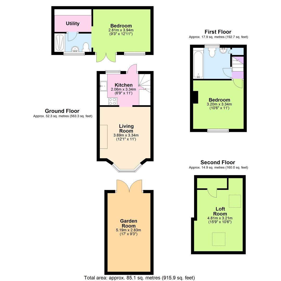3, Nursery Terrace, Berkhamsted floorplan