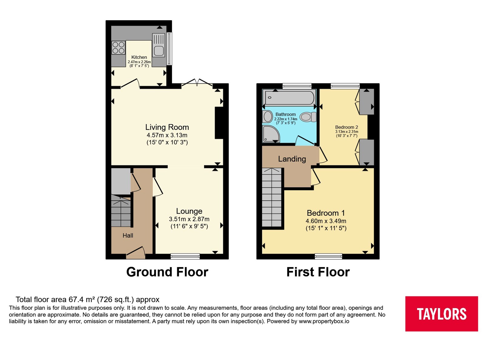 99, Furber Road, Bristol floorplan