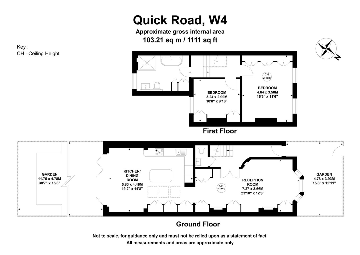 Quick Road, London floorplan