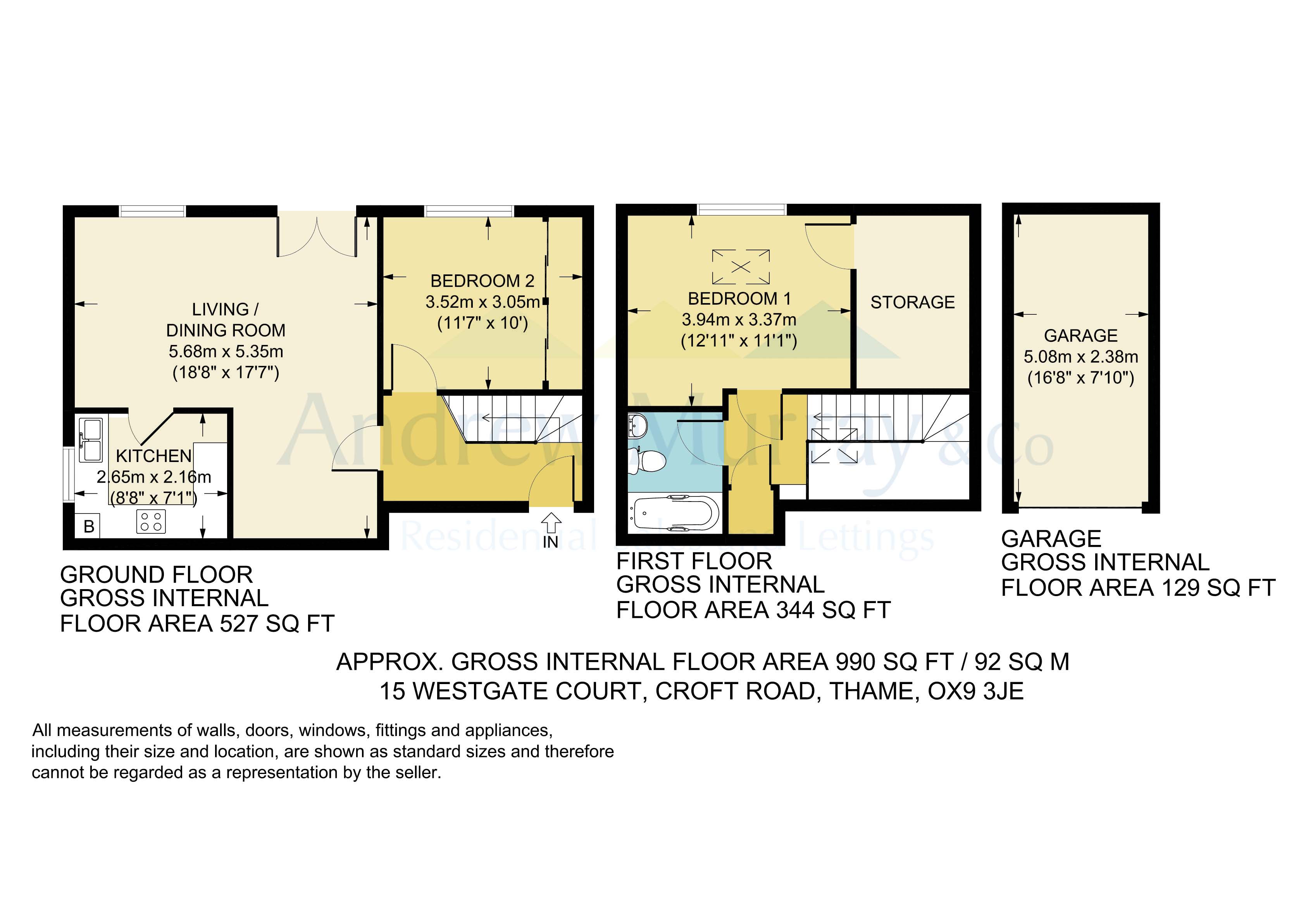 2 Bedrooms Maisonette to rent in Croft Road, Thame OX9