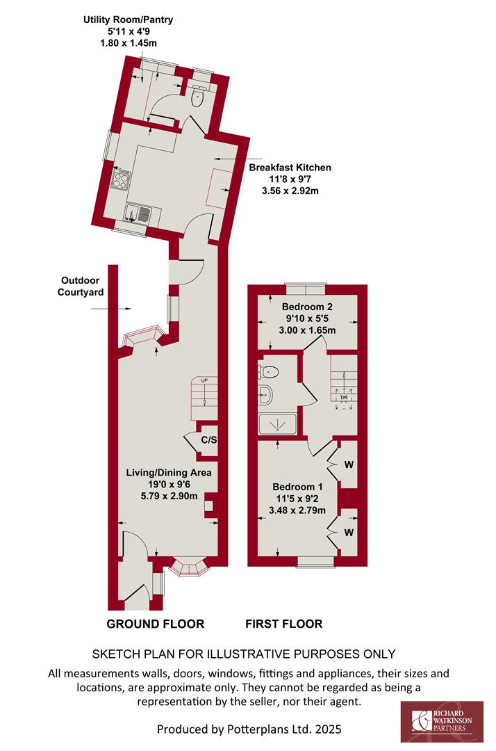 Dolly Peg Cottage, 55 Grantham Road, Bottesford floorplan