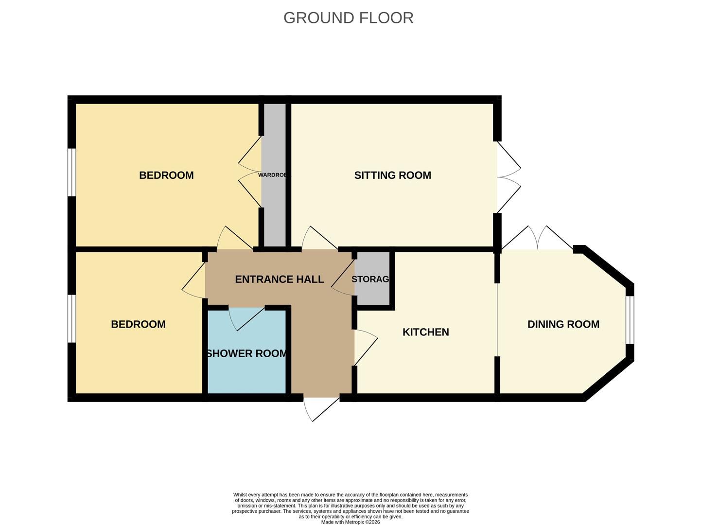 Grove Road, West Huntspill floorplan