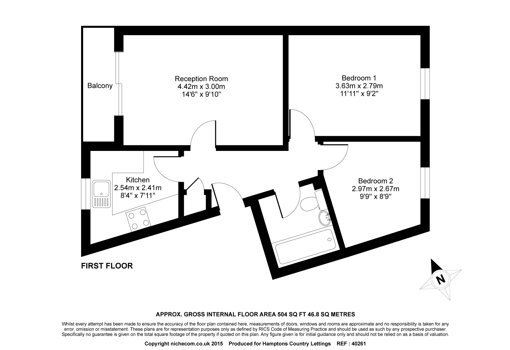 2 Bedrooms Flat to rent in Britannia Road, Banbury OX16