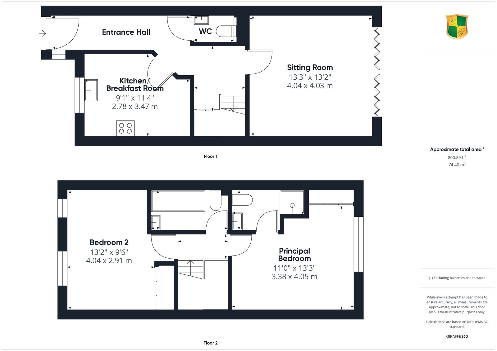 3 River Terrace, Ridgehurst Drive, Horsham floorplan