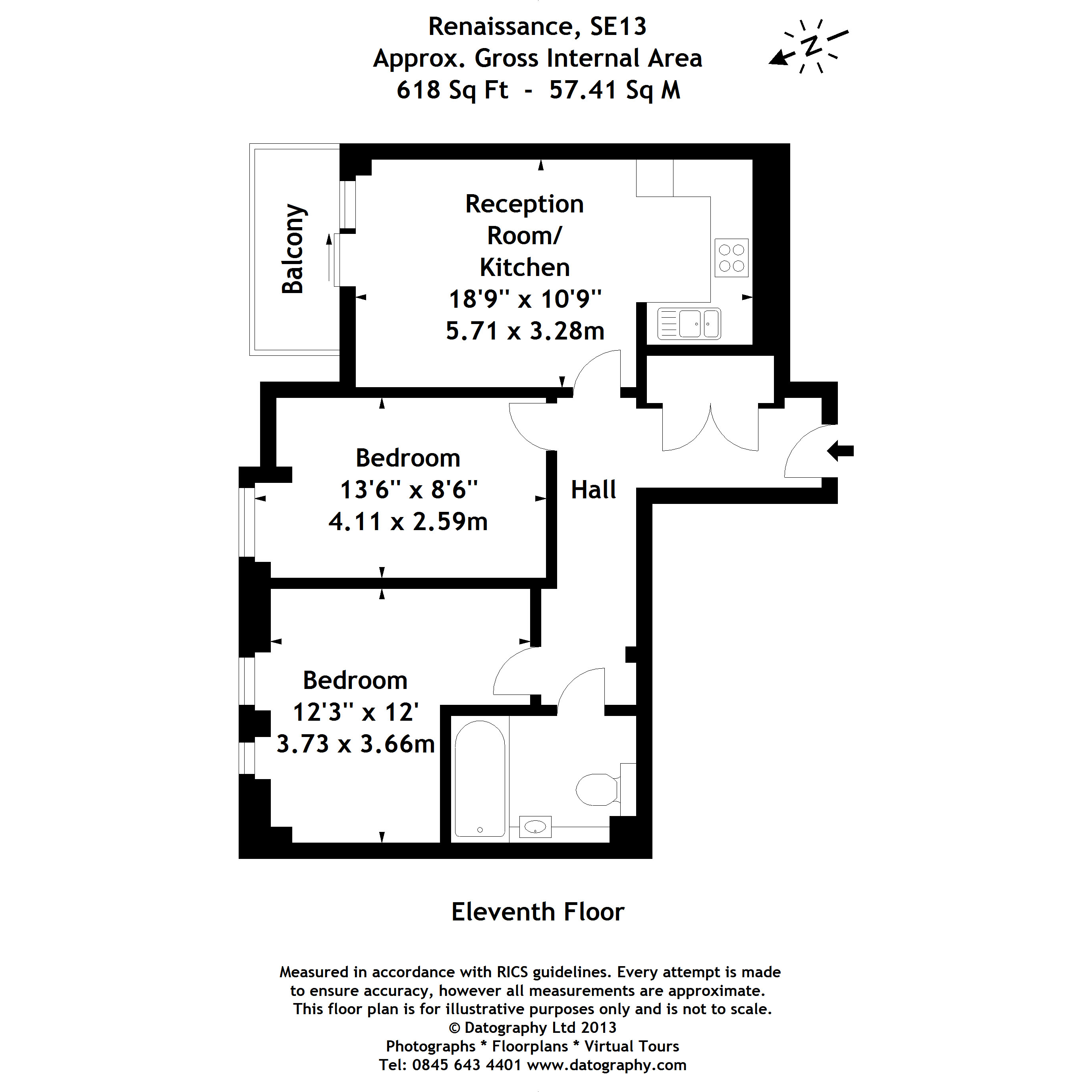 2 Bedrooms Flat to rent in The Renaissance, Sienna Alto, Lewisham SE13