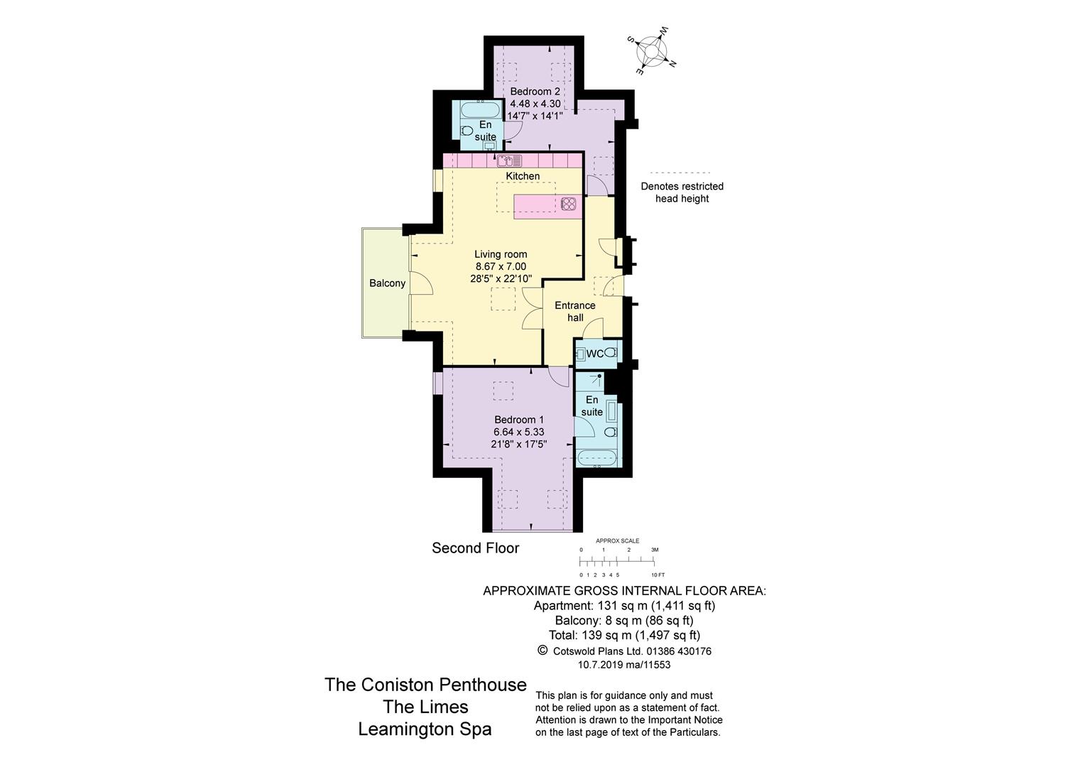 Guys Cliffe Avenue, Leamington Spa CV32, 2 bedroom flat for sale