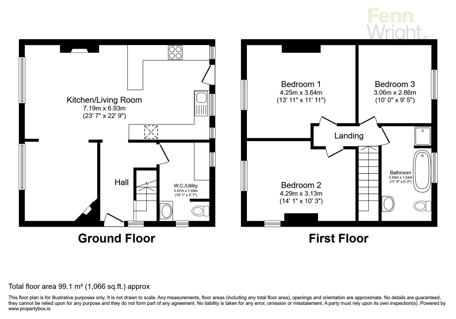 3, Cavendish Road, Felixstowe floorplan