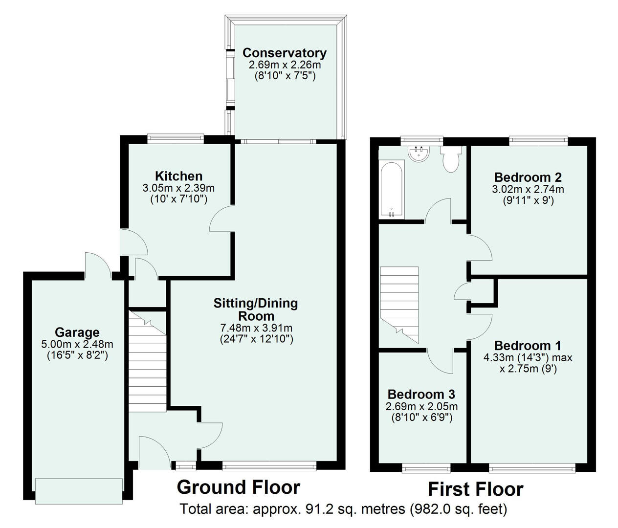 6, Chinon Place, Tiverton floorplan