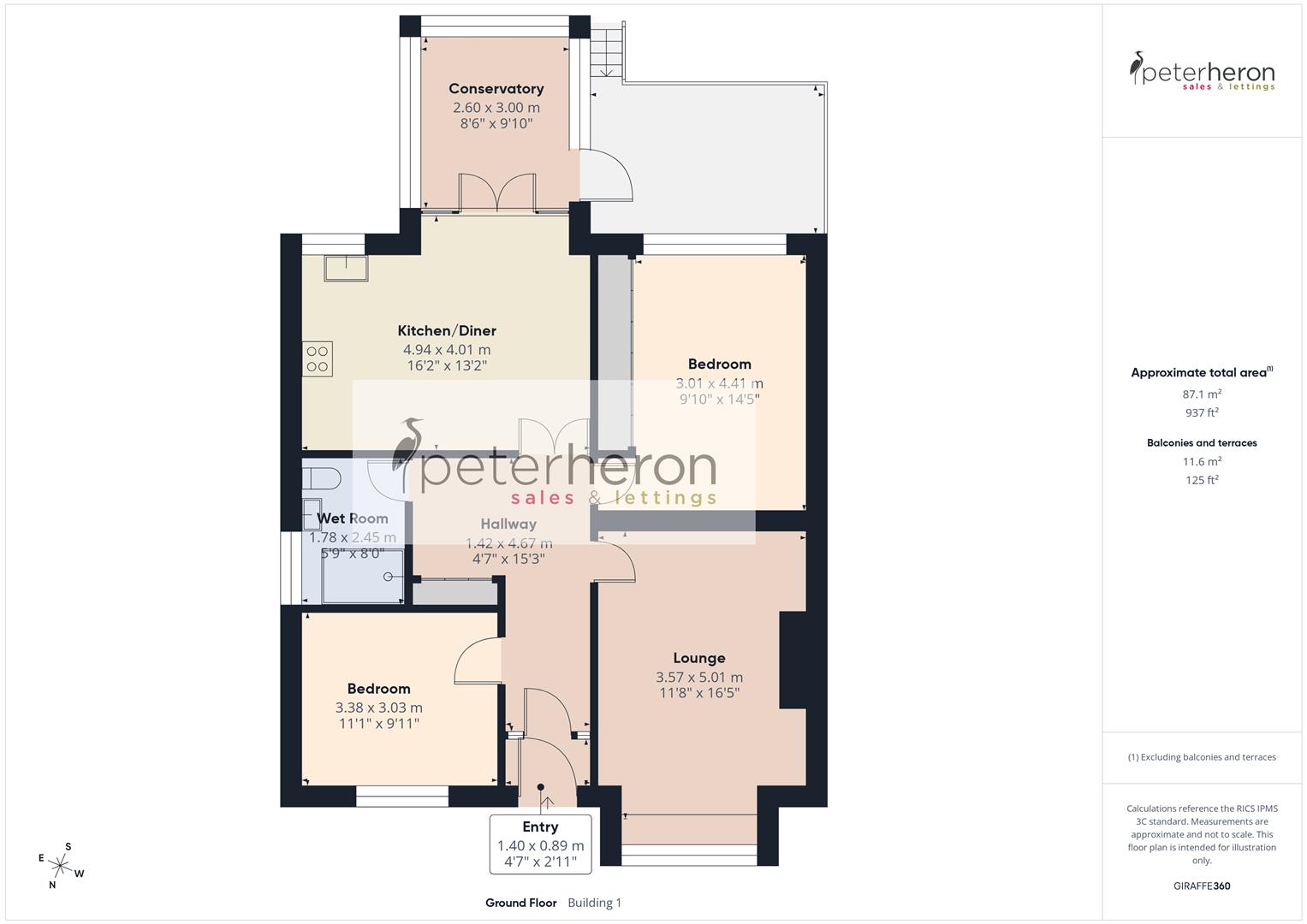 21, Georgian Court, Sunderland floorplan