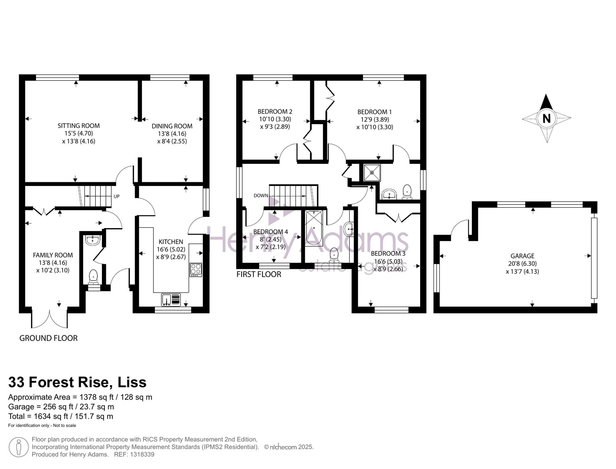 33 Forest Rise, Liss floorplan